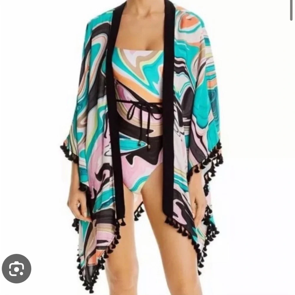 TRINA TURK
Nazare Kimono Cover-Up One size - Picture 2 of 7